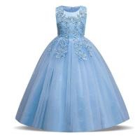 ราคา ชุดราตรีประกวดเพื่อนเจ้าสาวชุดเดรสปาร์ตี้ยาวสีขาวสำหรับเด็กชุดเดรสสำหรับเด็กเจ้าหญิงอายุ4 14ปีฤดูร้อน (19202344337)