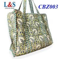 ราคา กระเป๋าสะพายผ้าคอตตอนแท้ ใบใหญ่ สไตล์วินเทจแบบคลาสสิกๆ (24538473714)