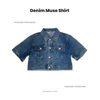 ราคา PACHARA Denim Muse Shirt เสื้อยีนส์ (24776213315)