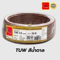 ราคา Thai Union สายไฟ THW 1x6 สายเดี่ยว สายทองแดง ยาว 30 เมตร มีมอก ไทยยูเนี่ยน (24484046282)
