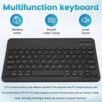 ราคา Ultra Thin Silent Wireless Bluetooth Keyboard and Mouse Set Suitable for Tablet Notebook Bluetooth Keyboard (25020599316)