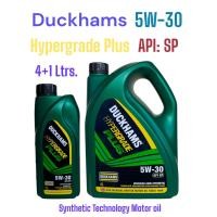 ราคา น้ำมันเครื่องเบนซินกึ่งสังเคราะห์4 1Ltrs Duckhams HyperGrade Plus 5W 30 API SP Synthetic Technology ขนาดบรรจุ4 1ลิตร (24111121010)