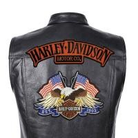 ราคา อาร์มปัก ฮาร์เลย์ Harley Davidson ขนาดใหญ่สำหรับเย็บติดด้านหลังเสื้อ รุ่น P7Aa52 0763 (23805493646)