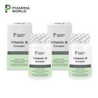 ราคา วิตามินบีรวม x 2 ขวด ฟาร์มาเวิลด์ Vitamin B Complex Pharma World Vitamin B1 B2 B3 B5 B6 B7 B9 B12 วิตามิน บี1 บี2 บี3 บี5 บี6 บี7 บี9 บี12 มัลติวิตามินบี (20391182579)