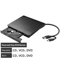 ราคา FONKEN USB 3 0บางเฉียบภายนอก DVD RW CD Writer ไดรฟ์เครื่องเขียนอ่านออปติคัลไดรฟ์สำหรับแล็ปท็อป PC Dvd Burner Dvd Portatil (23554772724)