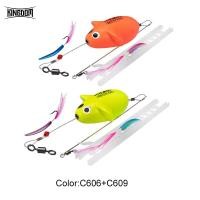 ราคา Kingdom fishing lure Sinking Floating Lures 70mm 90mm High Density ABS Foam Mouse Shape Balance Far Casting Artificial Bow Angle Hook Baits (10334916150)