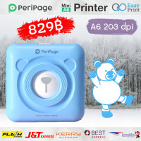 ราคา ถูกสุดในลาซาด้า PeriPage A6 A6S แท้ 2021 รองรับแฟลช JTเคอรี่ ปณ เบส Shippop shoปี้ lazada เมนูไทย (17732690310)