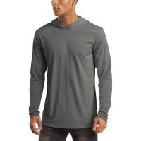 ราคา MAGCOMSEN Men 39s Hooded UV Sun Protection T Shirt Long Sleeve Quick Dry Beach Summer UPF 50 Hoodie T Shirt Man Surfing Tees Tops (16083032539)