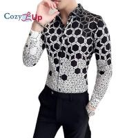 ราคา Cozy Up เสื้อเชิ้ตสไตล์อังกฤษผู้ชายเสื้อลำลองผ้าบาติกคอปกแขนยาว (13823814952)