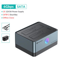 ราคา plug ORICO Hard Drive Docking Station 5 bay SATA to USB 3 0 HDD Docking Station with Offline Clone Function for 2 5 3 5 inch HDD SSD Y20 SSD (24405498530)