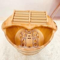 ราคา ถังอาบน้ำแบบถั่วสำหรับใช้ในบ้านทำจากไม้ ถังอาบน้ำแบบอบอุ่น ถังอาบน้ำแบบมีความยาวข้อเท้า สปาเท้าแบบมีการนวด (23300160154)