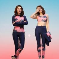 ราคา ชุดว่ายน้ำแขนยาว กางเกงขายาว กันUV สไตล์ฮาวาย สวยเก๋ เกรดพรีเมียม รุ่น ชุด 3 ชิ้น swimsuit M L XL XXL (1509476398)