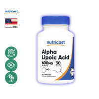 ราคา นูทรีคอสท์ เอแอลเอ 600 mg x 60 Caps Nutricost ALA กินร่วมกับ ไบโอติน คอลลาเจน กลูต้าไธโอน พิกโนจินอล วิตามินซี อี (443344581)