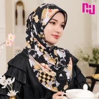 ราคา NUNUH RAYA ผ้าคลุมผมฮีญาบมุสลิมแบบสวมสำเร็จ ทรงฟองน้ำตรง FN T (24241346555)
