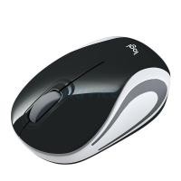 ราคา LOGITECH เมาส์ Wireless Optical Mini Mouse M 187 Black สีใหม่ (440994250)