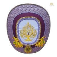 ราคา ตาลปัตรประดิษฐ์งานบวช งานกฐิน งานบุญต่างๆ พร้อมด้ามลายไทย (18993289260)