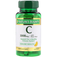 ราคา Natures Bounty Vitamin C 1000 with Rose hips วิตามินซี (22192767416)