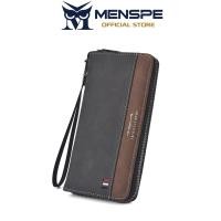 ราคา MENSPE กระเป๋าสตางค์ผู้ชายแฟชั่นแบบยาวกระเป๋าสตางค์ PU นุ่มกระเป๋าสตางค์อเนกประสงค์สไตล์ย้อนยุคความจุมากผู้ที่ใส่บัตรหลายช่องใส่บัตรเครดิตกระเป๋าโทรศัพท์กระเป๋าสตางค์ธุรกิจกระเป๋าสตางค์ซิปยาว (2476181