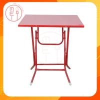 ราคา โต๊ะพับเหล็กขอบเหล็ก โต๊ะทานข้าว โต๊ะอเนกประสงค์ โต๊ะเหลี่ยม โต๊ะพับ ขนาด 71x71 CM มี 3 สี แดง น้ำเงินเขียว (12451997707)