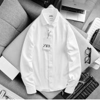 ราคา ZARA เสื้อเชิ้ตแขนยาว เสื้อเชิ้ตคอปกมี2สีให้เลือกจร้าาสีดำ สีขาวไซส์S XXL ผ้าดีสวยตรงปก100 (20413034915)