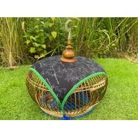 ราคา กรงกึ่งเลี้ยงกึ่งพาต่อนกเขาใหญ่อุปกรณ์ครบชุดงานหวายแท้ (17923525639)