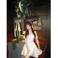 ราคา Charlotte Dress รวมทุกสี ขาว ดำ ครีม ชมพู แดง ชุดเดรสเกาะอก CH (23271885581)