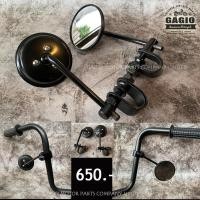 ราคา กระจกทรงกลมรัดแฮนดำ เหมาะสำหรับมอเตอร์ไซค์สไตล์ วินเทจ คลาสสิค คาเฟ่ เรโทร บอบเบอร์ HD อื่นๆ (11627819633)