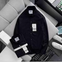 ราคา ZARA เสื้อเชิ้ตแขนยาว เสื้อเชิ้ตคอปกมี2สีให้เลือกจร้าาสีดำ สีขาวไซส์S XXL ผ้าดีสวยตรงปก100 (20413034914)