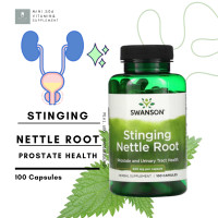 ราคา รากเน็ทเทิ่ลสกัด Swanson Stinging Nettle Root 500 mg x 100 แคปซูล Capsules (18054414672)
