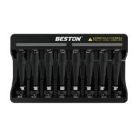 ราคา Beston 8 Slot Fast Smart Intelligent Lithium Battery Charger for 1 5V AA AAA Rechargeable Battery Quick Charger (19646769378)