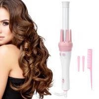 ราคา wilkl Professional Ceramic Curling Iron Automatic 360 Rotating Hair Curler Electric Curling Wand 110 240VUS Plug (18919162517)