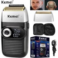 ราคา Kemei KM 2026เครื่องโกนหนวดไฟฟ้า และสามารถตัดผมสกินเฮดได้สำรับผุ้ชาย หน้าจอ Lcd แบบพกพา (24120250730)