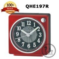 ราคา SEIKO ของแท้ นาฬิกาปลุก ขนาดเล็ก รุ่น QHE197 QHE196 QHE118 QHE185 เสียง BEEP มี Snooze เดินเรียบ เข็มพรายน้ำ QHE (18993802393)
