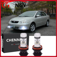 ราคา สำหรับ Toyota Corolla Altis 2004 2005 2006 2007 6000K สีขาว 9 32V โปรเจคเตอร์ LED ด้านหน้าหมอกโคมไฟหลอดไฟชุด 1 คู่ รับประกัน 1 ปี เสียบและเล่น (23753726115)
