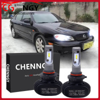ราคา สำหรับNissan Cefiro A33 1999 2003 โคมไฟ 2Pc S1 LEDไฟหน้า 6000Kสีขาวชุดหลอดไฟเปลี่ยนหลอดฮาโลเจน รับประกัน 1 ปี เสียบและเล่น (23753035868)