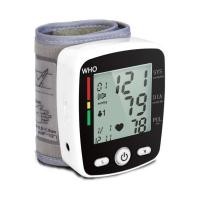 ราคา Wrist Cuff Blood Pressure Monitor Electronic Sphygmomanometer Rechargeable Digital Tensiometer Large Screen Friendly to Elderly (23233226782)