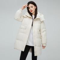 ราคา เสื้อแจ็คเก็ตขนเป็ดหนาปี 2024 สำหรับผู้หญิง ทรงหลวม แขนยาว ปกปิดหน้าอก ขนเป็ดผสม ขนเป็ดแท้ ฤดูหนาว ขนแกะ ขนสัตว์ ขนสัตว์ (24333584375)