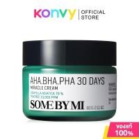 ราคา SOME BY MI AHA BHA PHA 30 Days Miracle Cream 60g ซัมบายมี ครีมบำรุงผิวหน้า (24647193886)