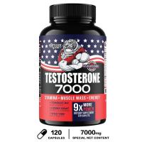 ราคา อาหารเสริมเทสโทสเตอโรนสำหรับผู้ชาย 120 แคปซูล อาหารเสริมเทสโทสเตอโรนสำหรับผู้ชายเพื่อเสริมสร้างการเจริญเติบโตของกล้ามเนื้อ ส่งเสริมการสูญเสียไขมันและเพิ่มประสิทธิภาพการทำงาน (24673006848)