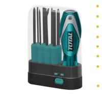 ราคา ไขควงชุดเปลี่ยนด้าม 8in1 TOTAL 9 PCS รุ่นงานหนัก (386835330)