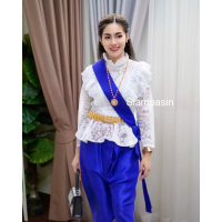 ราคา Siamoutfit โจงกระเบน ผ้าไหม งานซิปข้าง งานส่งร้านชุดไทย เอวยืด 24 42 นิ้ว โจงกระเบนผู้หญิง โจงกระเบนสำเร็จ โจงสีน้ำเงิน โจงกระเบนชุดไทย Jong (20805046818)