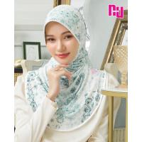 ราคา NUNUH FIROJA ผ้าคลุมผมฮีญาบมุสลิมแบบสวมสำเร็จ ทรงฟองน้ำตารง FN T (24199686166)
