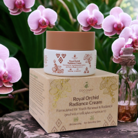 ราคา Royal Orchid Radiance Cream เดย์ครีมริ้วรอย ฟื้นฟูบำรุงผิว ดูแลผิวในวัยที่ฮอร์โมนเปลี่ยน ด้วยสารสกัดกล้วยไม้ไทย (24685534579)