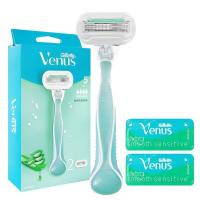 ราคา Gillette Venus Shaver Women Manual Razor Professional Hair Removal Shaving Hair With 5 Layers Shaving Blade Replaceable Head (23022146633)