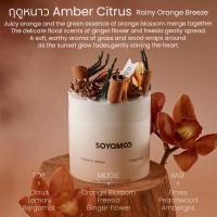 ราคา SOYAMOO เทียนหอมกลิ่นฤดูกาลต่างๆ ไม่จุดก็หอม ยิ่งจุดยิ่มหอม SOYAMOO scented candle aromatic candle soy wax essential oil (7862395548)