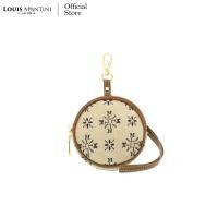 ราคา Louis Montini Giaguaro กระเป๋าใส่เหรียญ ผ้าแจ็คการ์ด แต่งด้วย PU สำหรับคล้องกระเป๋าทรงกลม LYP06 (23819654382)