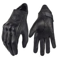 ราคา กำเนิดวินเทจหนังรถจักรยานยนต์ถุงมือเต็มนิ้วอุปกรณ์รถมอเตอร์ไซด์ผู้หญิงผู้ชายสีน้ำตาลรถ ATV มอเตอร์ไรเดอร์กีฬาป้องกันถุงมือ (16139907122)