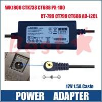 ราคา 12V 1 5A For Casio Piano Keyboard WK1800 CTK738 CT688 PX 100 CT 799 CT799 CT688 Replacement for AD 12CL ML 5 5 1 7mm AC Adapter Power Cord (20672179812)