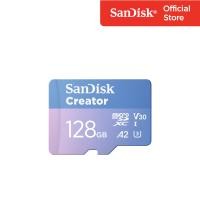 ราคา SanDisk Creator Extreme Micro SD Card SDSQXAA 128GB C10UHS IU3V30A2 R W Speed 190 90MB s SDSQXAA 128G GN6MS (24578215812)