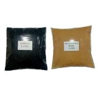 ราคา CYMT สารกรองน้ำ คาร์บอน 3 ลิตร และ เรซิน 3 ลิตร สำหรับเครื่องกรองน้ำดื่มสแตนเลสท่อคู่ (8383570008)